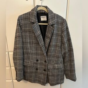Old Navy plaid blazer large